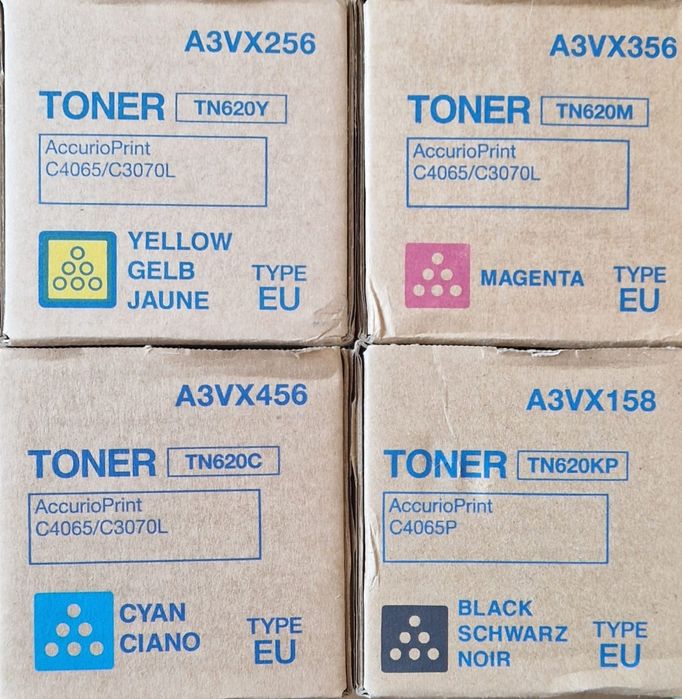 Minolta Accurio Print Toner Laser Color CMYK TN620 ...