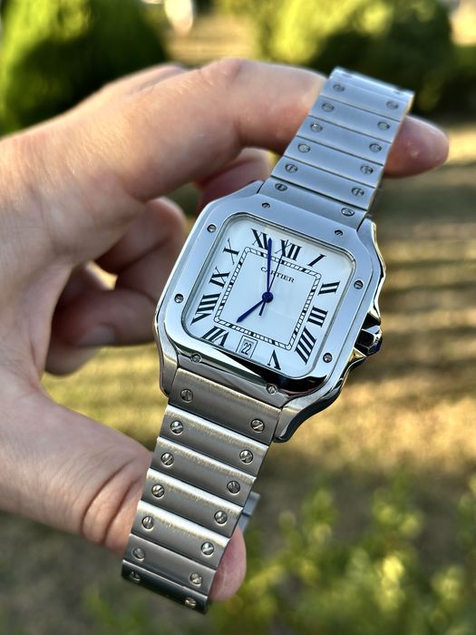 ceas cartier santos stainless steel  40,mm
