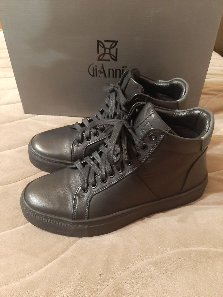 Мъжки боти естествена кожа GiAnni 40номер