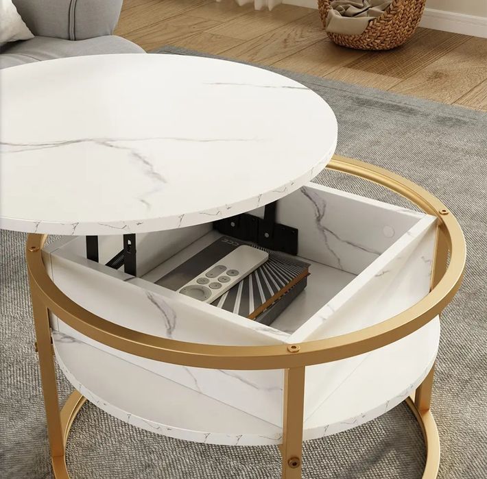 Кръгла повдигаща се холна маса Vicco