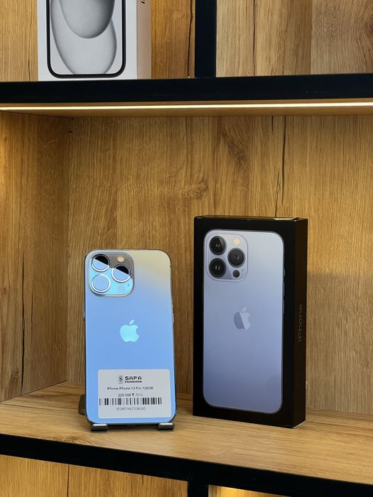 Айфон 13 про синий 128гб