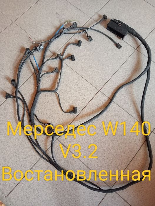 Ремонт Мерседес моторной проводки.Замер Компрессии давление двигателя