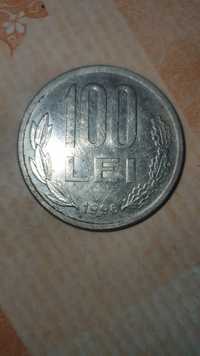 Vând monede  de 100lei și 20lei