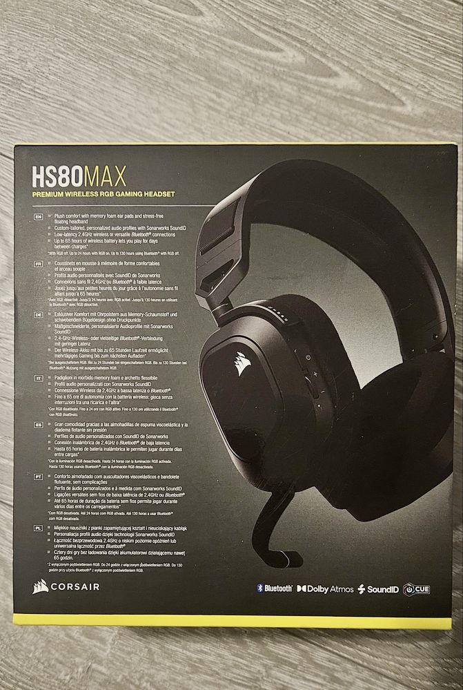 Căști Gaming Corsair HS80 MAX