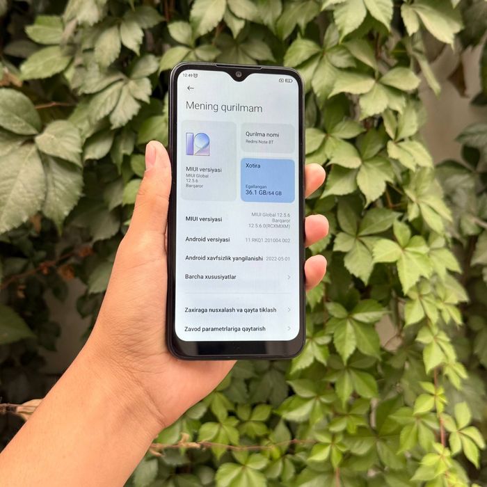 Redmi note 8T sotiladi dastavka bor
