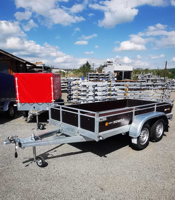 Remorca Cluj/ 750 Kg * 2 Axe: Dimensiuni 235 (300)* 135 (150)* 400 cm!