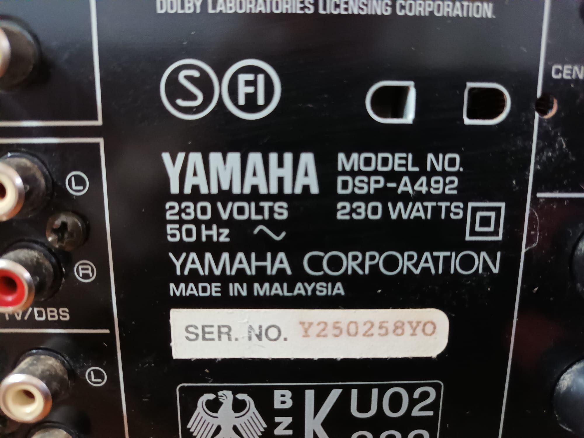 Amplificator  Yamaha DSP-A492