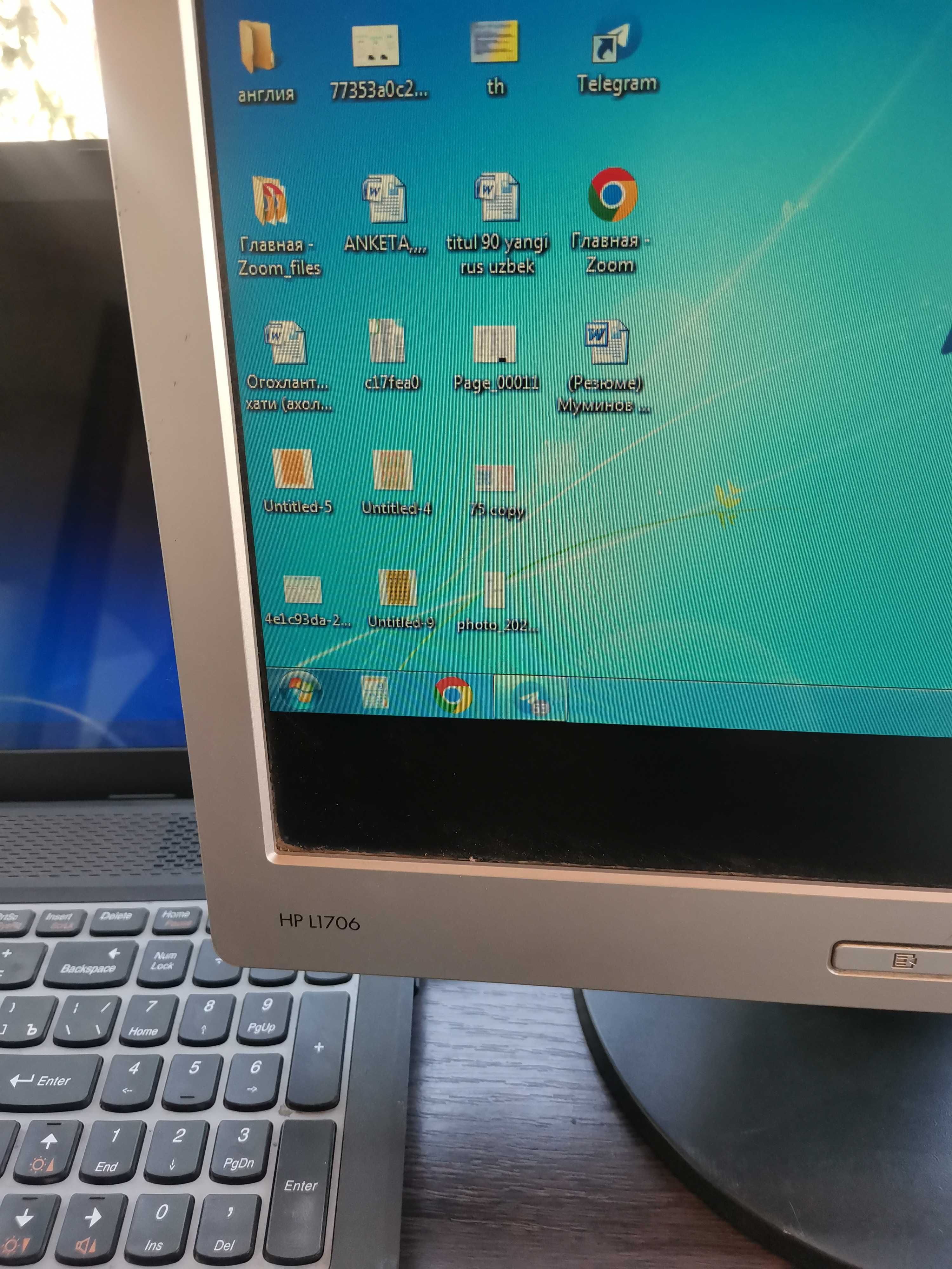 Монитор hp 17 яхши холатда