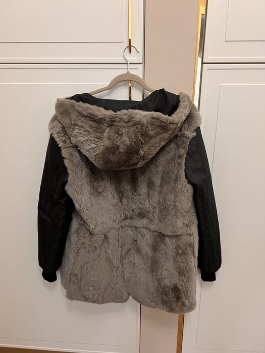 Geaca Parka cu blana de vulpe polara