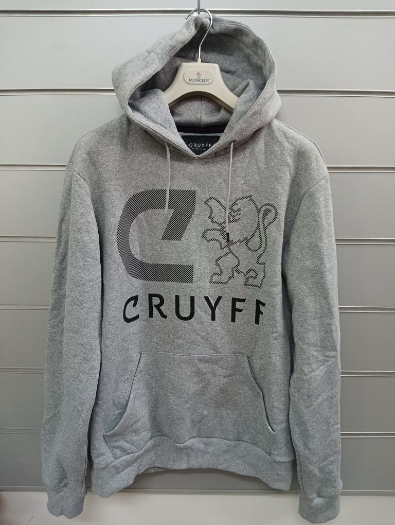 Оригинален суичър Cruyff Diagonal L , XL с качулка нов мъжки горнище