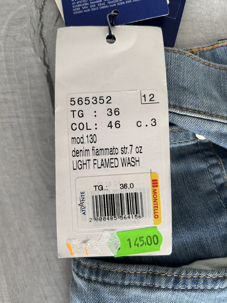 Blugi premium dama Trussardi Jeans, low waist, boot leg (evazati)