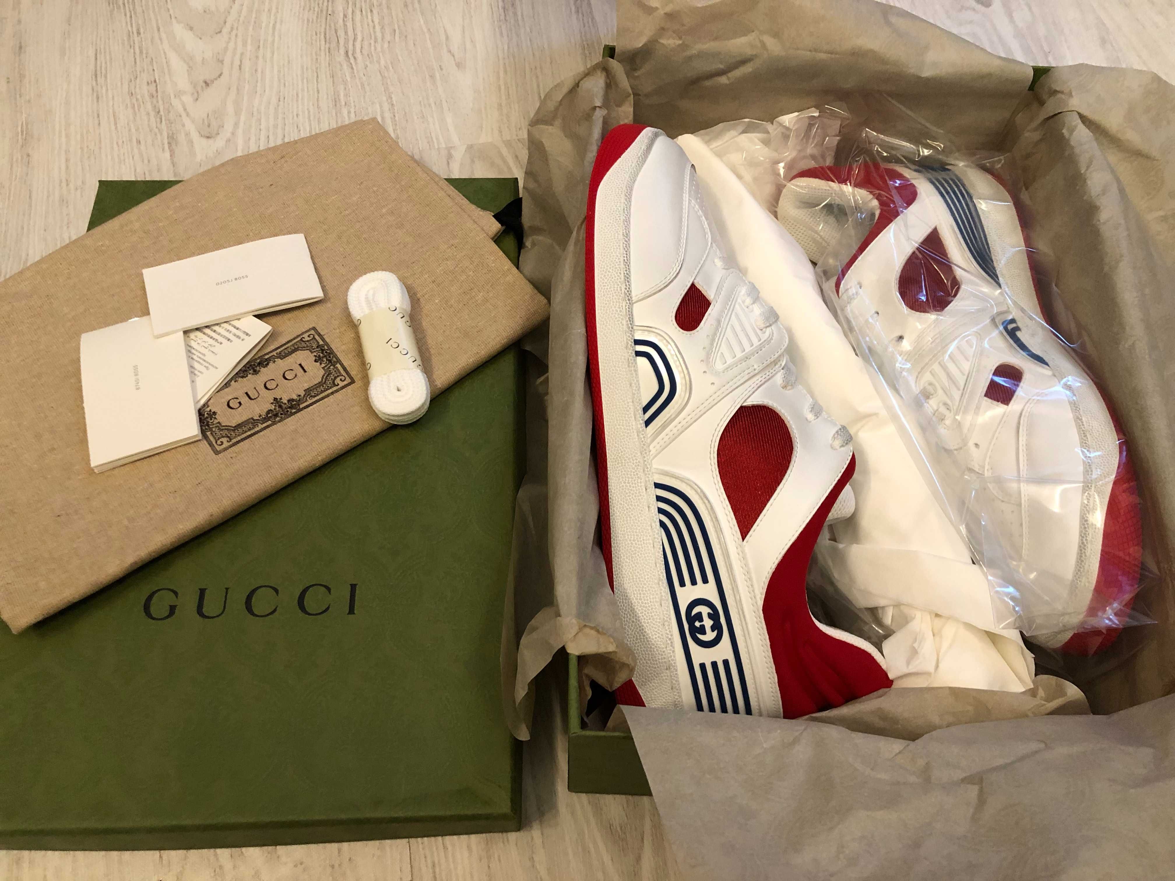 Gucci sneakers 42, originali sau 8 italy, full box, retail 790 euro