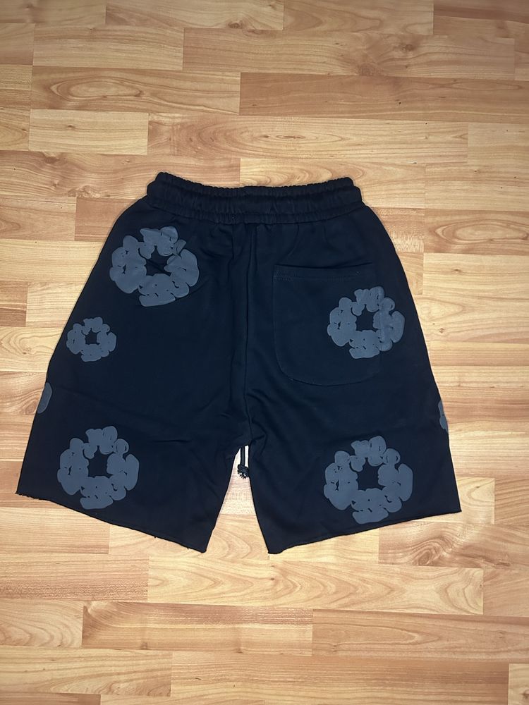 Pantaloni Denim Tears Negru cu Gri