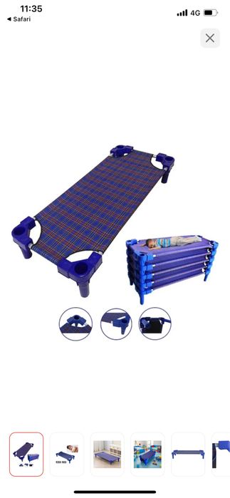 Кровать раскладушка для детского сада