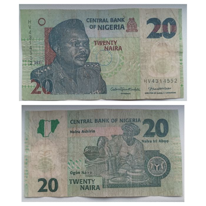 Set bancnote Naira din Nigeria