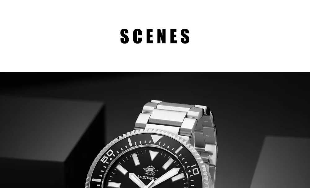 Ceas ADDIESDIVE  Diver 1000m Sapphire  mecanism NH35A-Seiko Automatic