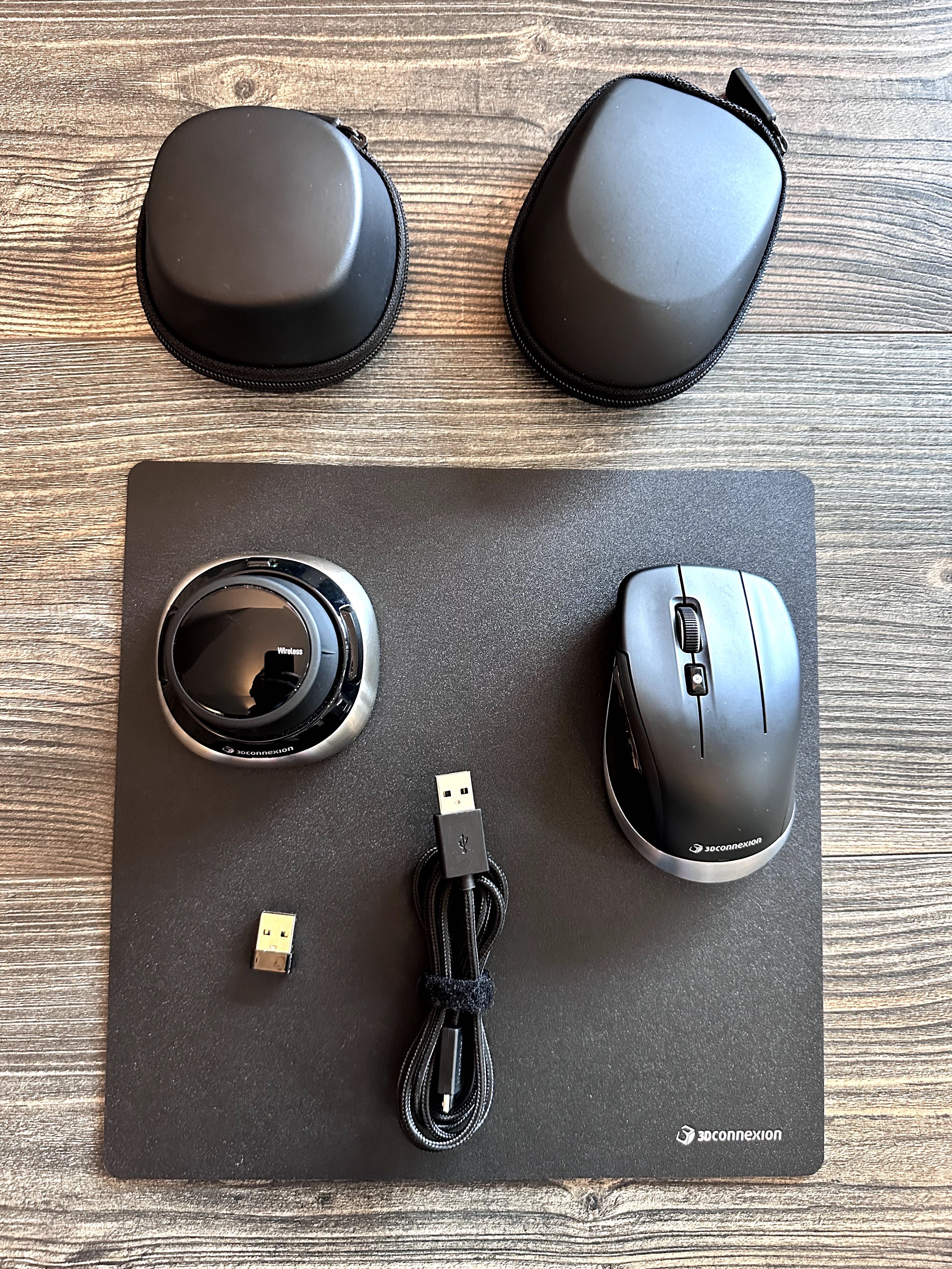 Pachet SpaceMouse wireless + CadMouse compact wireless