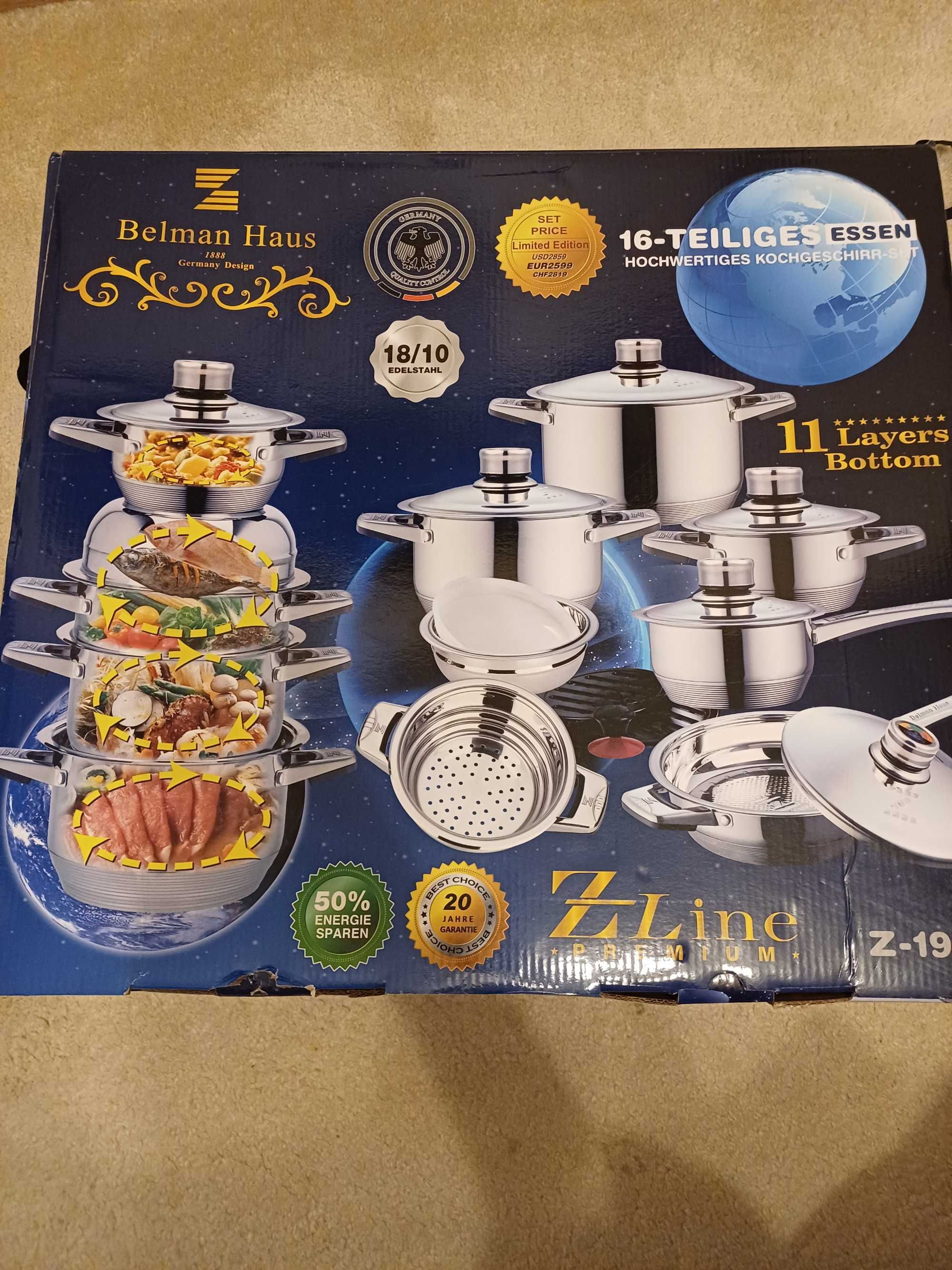 Set oale inox Belman Haus