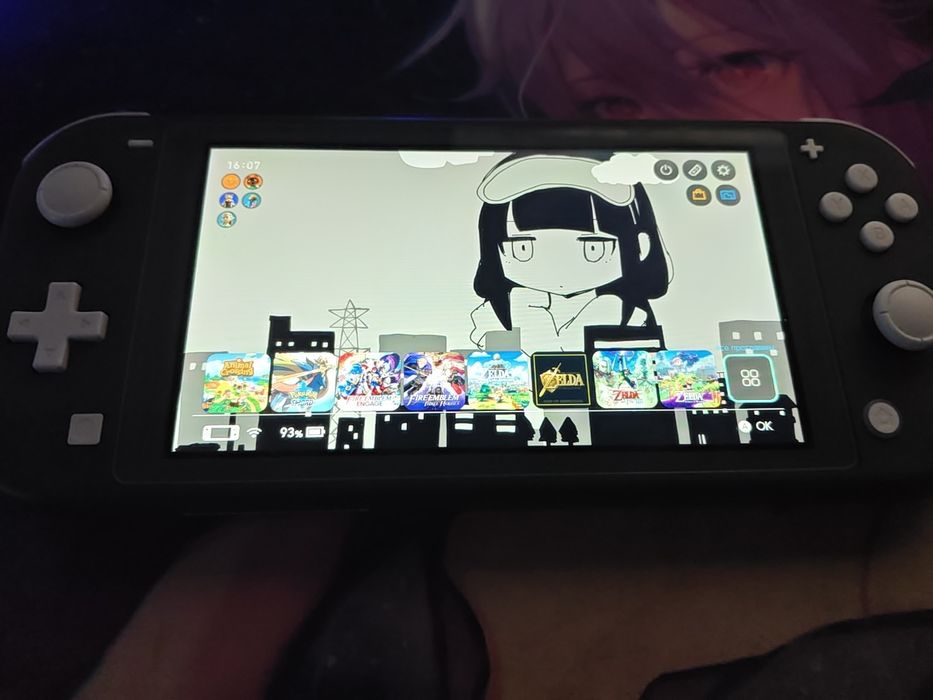 Nintendo Switch lite(прошитый+256gb sd card)