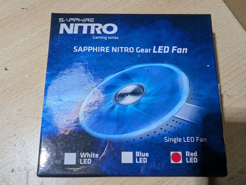 Cooler Sapphire Radeon NITRO 95mm ROSU nou CF1015H12D RX480 la RX590