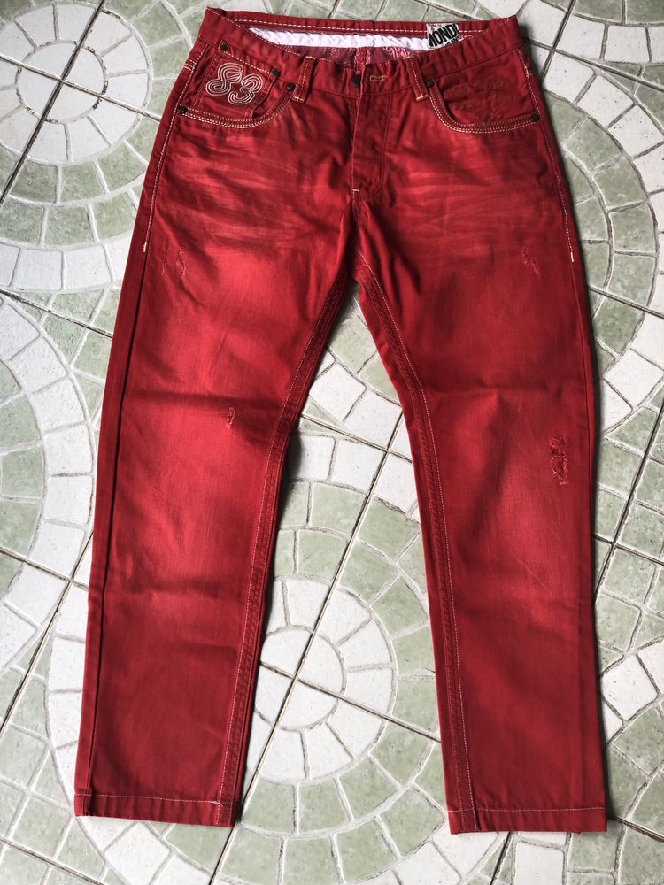 Blugi superbi Mondo culoare rosu