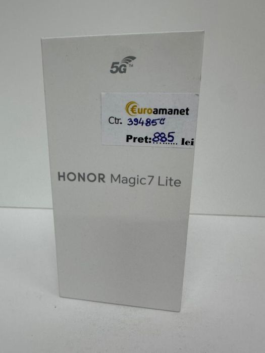 Telefon mobil HONOR Magic7 Lite, Dual SIM, 8GB RAM, 256GB, -I-