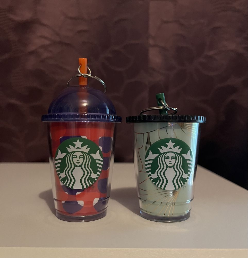 Оригинални ключодържатели Starbucks - 2 броя