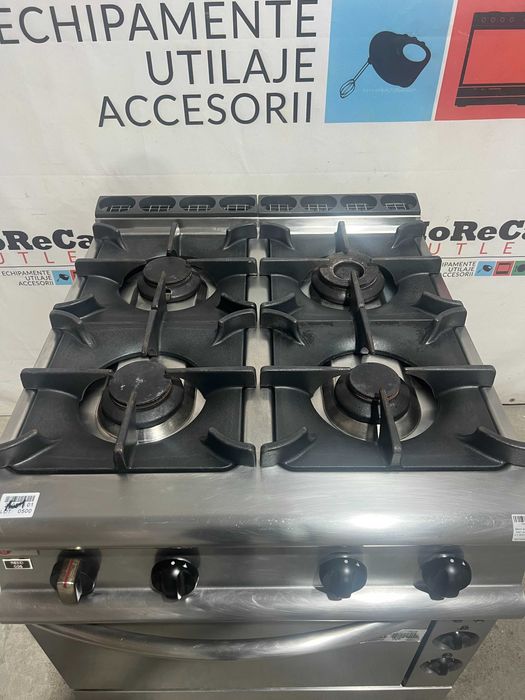 BARON- Masina gatit profesionala,Aragaz 4 focuri + Cuptor electric