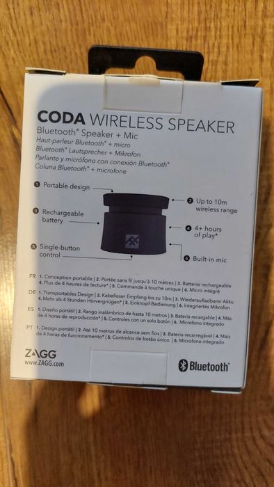 Колонка Coda wireless speaker