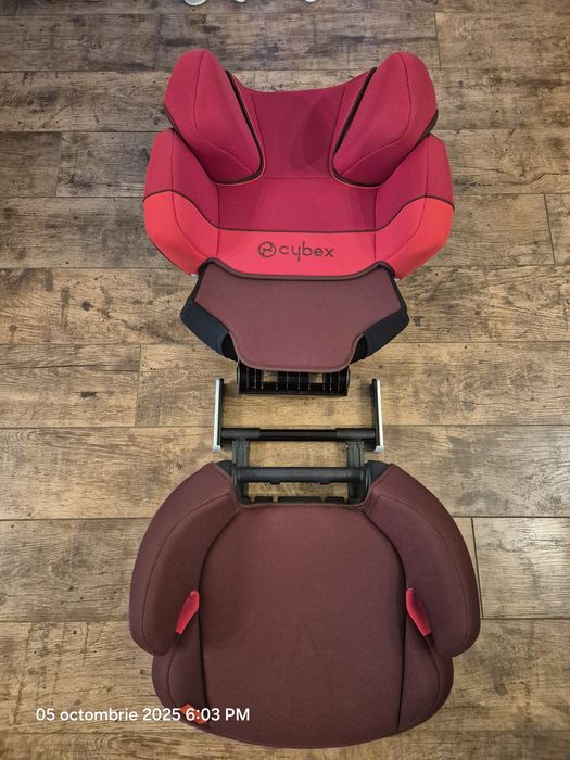 Scaun auto ISOFIX Cybex Solution X-Fix, 15-36 kg, Rosu