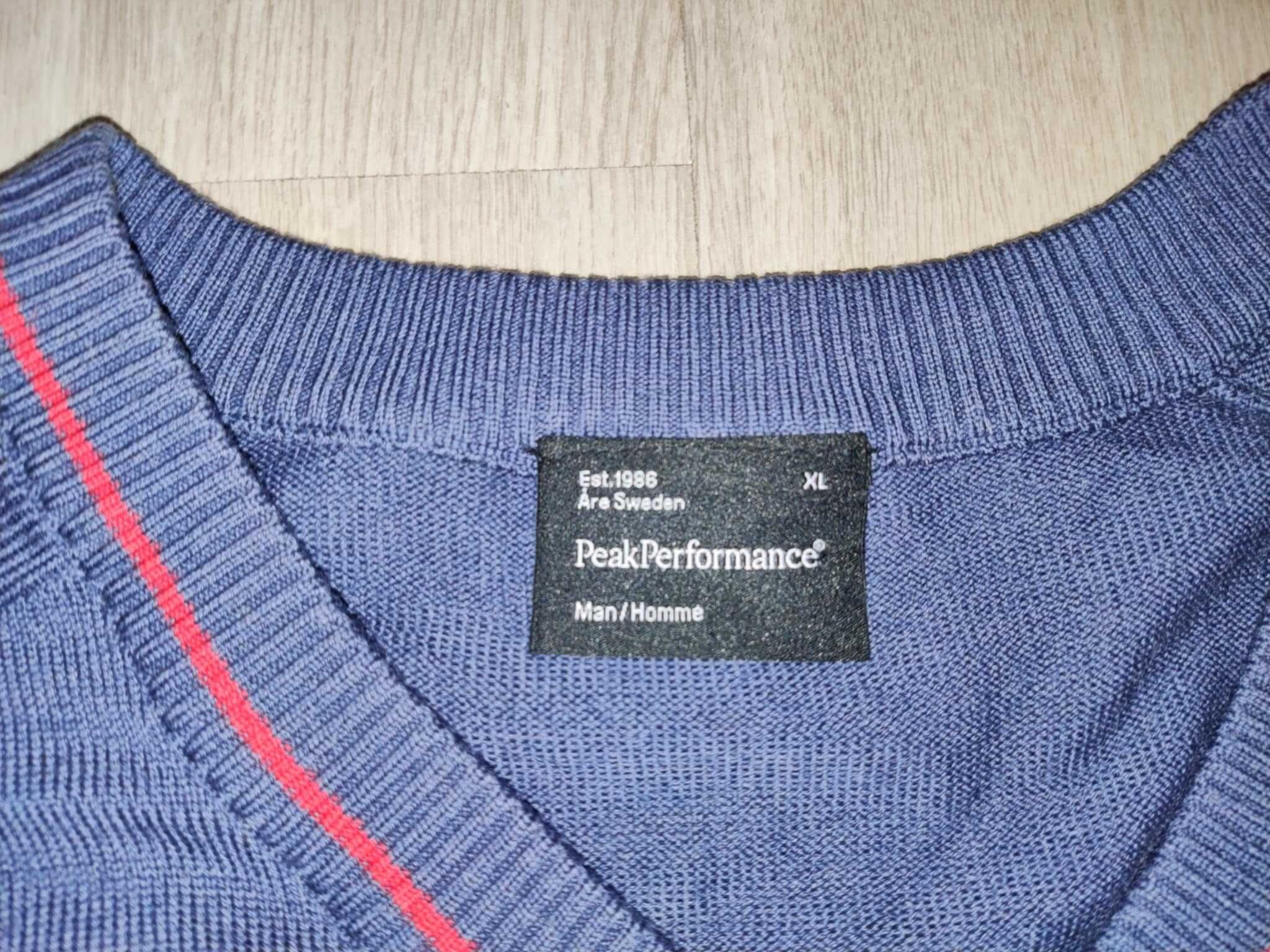 Peak Performance V N Jumper 100% Merino, мъжки пуловер, блуза, man, XL