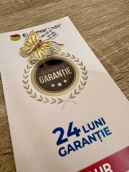 (AG42) Brosa aur 14k 3.86g b12028 - Garantie 2 ani!