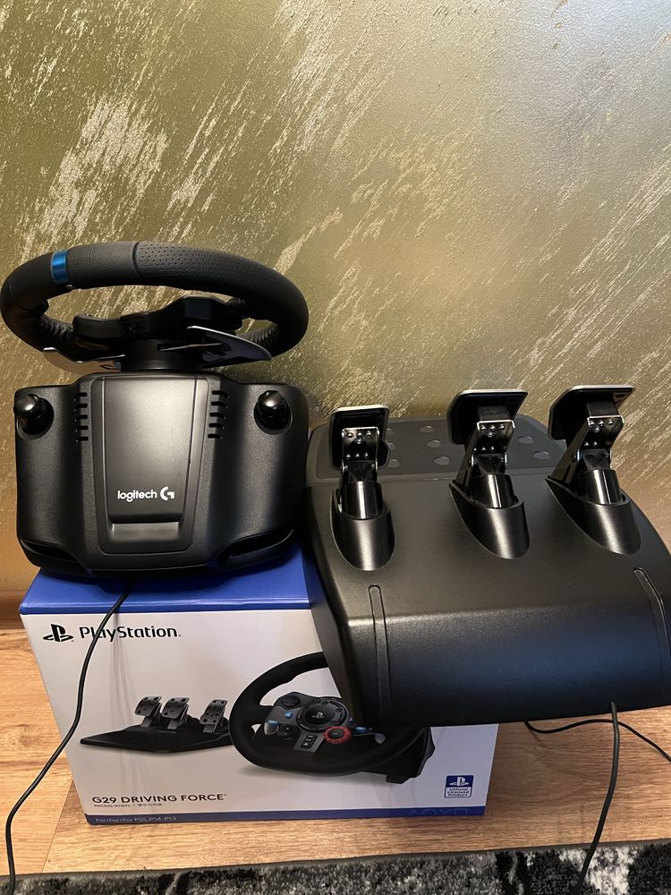 Игровой руль Logitech G29 (для приставок и компьютеров)
