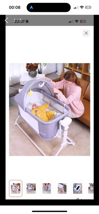 Манеж-кроватка детская до 2-3 лет