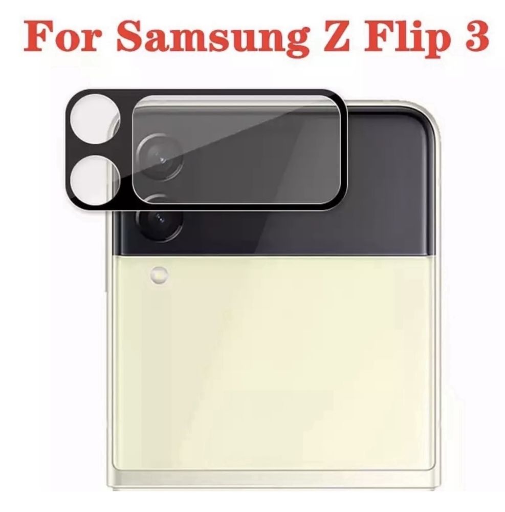 Samsung Z FOLD FLIP 3 Folie Sticla 0.2MM Black Glass Protectie Camera