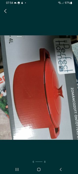 Cratiță fontă emailată 7L