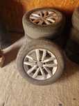 Set 4 roti  jante VW, anvelope vara Continental