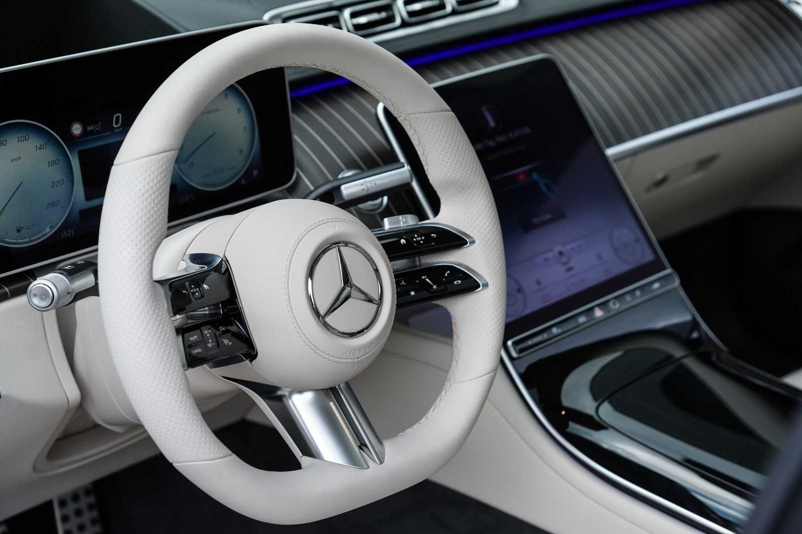 НОВ оригинален волан Mercedes AMG W223 W213 W206 W177 63  EQS СИВ 2023