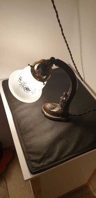 Accesoriu decorațiune lampa vintage colectie zamac Austria 1915