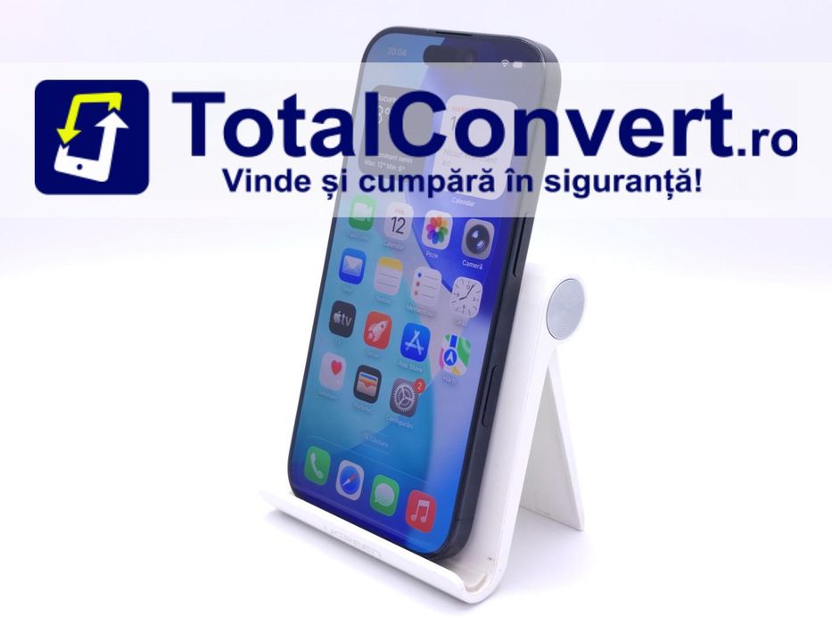 Apple iPhone 16 Pro 128GB Black Titanium, Garantie 24 luni | #D88431