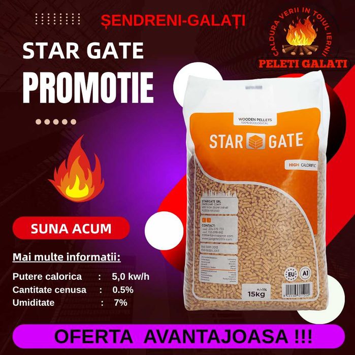 Peleti STAR GATE A1 Plus ***Galati ***Șendreni