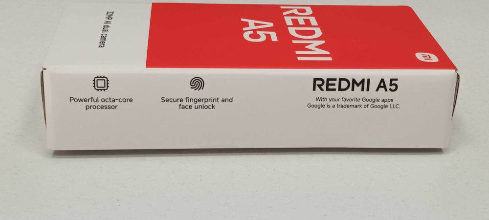 Чисто нов смартфон Xiaomi Redmi A5 Midnight Black черен 3GB 64GB