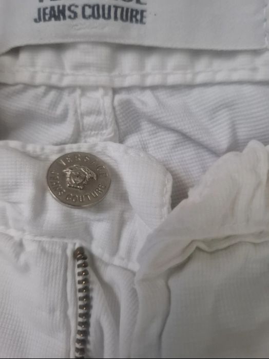 blugi versace albi