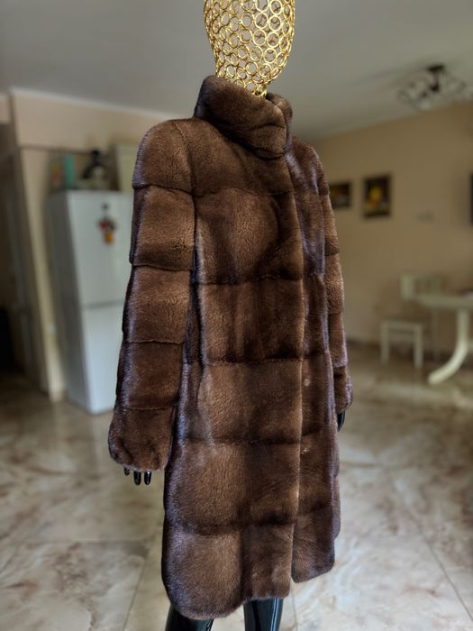 #56 Палто от норка.Sobol.Greek fur. Гърция Визон.Яке.Естествен косъм.
