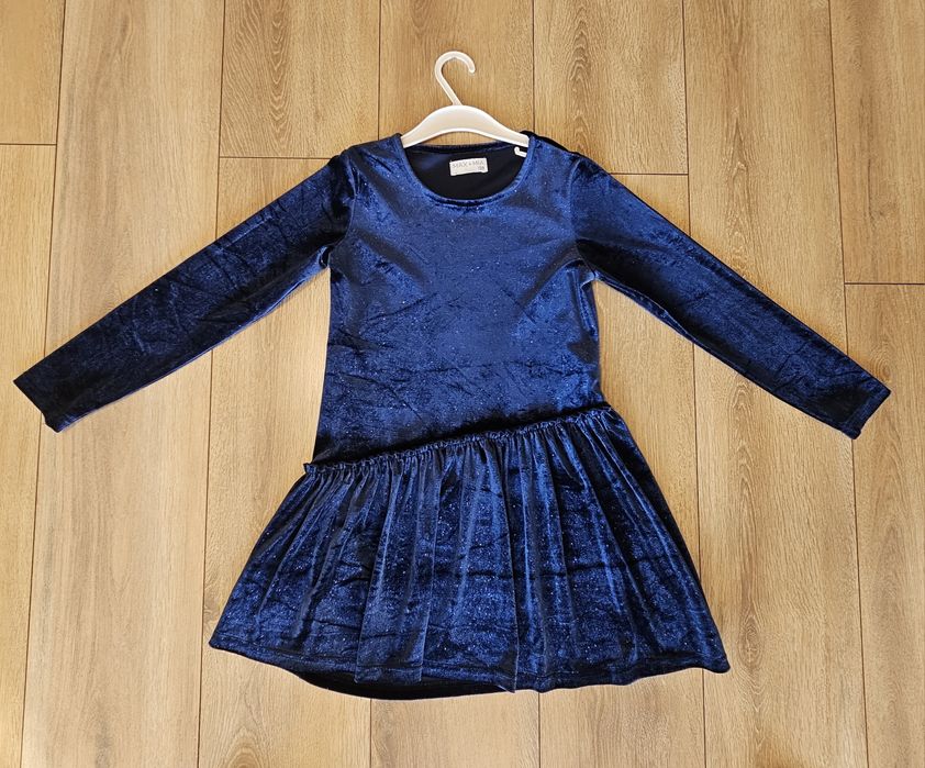 Rochie eleganta catifea mărimea 128, fetițe 6-7 ani
