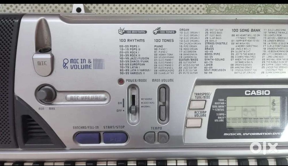 Casio CTK-496: Употребяван синтезатор в добро работно състояние