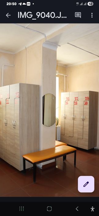 Продаются шкафы для раздевалок, столы, скамьи