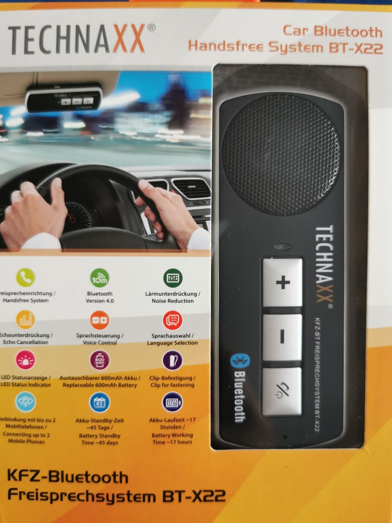 Car kit Bluetooth Technaxx