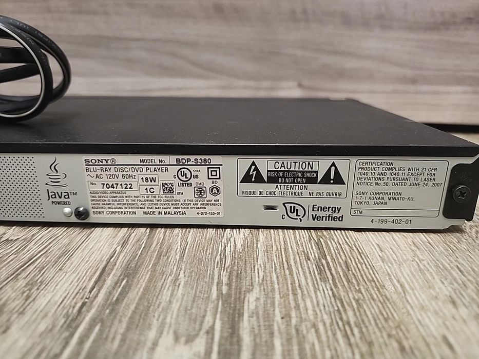 Sony BDP-S380 Blu-ray Disc Player