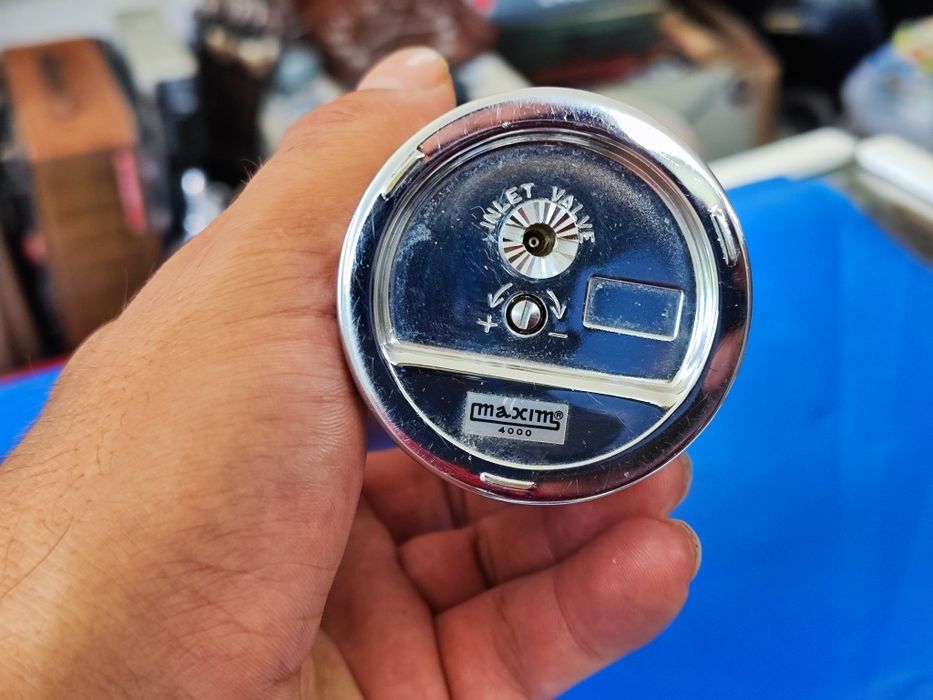 Настолна запалка с часовник Maxim 4000